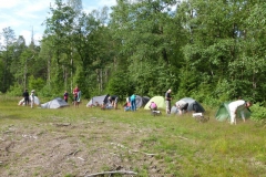 20.Bivouac près du lac Långasjö