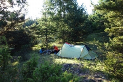 9.Bivouac sur les Terres Rouges (1610 m)